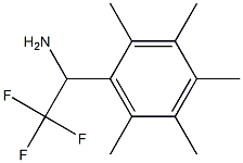 2,2,2-trifluoro-1-(2,3,4,5,6-pentamethylphenyl)ethan-1-amine Struktur