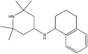 2,2,6,6-tetramethyl-N-(1,2,3,4-tetrahydronaphthalen-1-yl)piperidin-4-amine Struktur