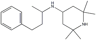 2,2,6,6-tetramethyl-N-(4-phenylbutan-2-yl)piperidin-4-amine Struktur