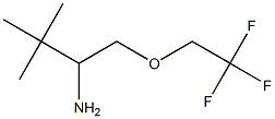 2,2-dimethyl-1-[(2,2,2-trifluoroethoxy)methyl]propylamine Struktur