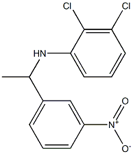 2,3-dichloro-N-[1-(3-nitrophenyl)ethyl]aniline Struktur