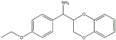 2,3-dihydro-1,4-benzodioxin-2-yl(4-ethoxyphenyl)methanamine Struktur