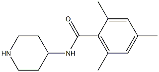 2,4,6-trimethyl-N-(piperidin-4-yl)benzamide Struktur