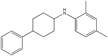 2,4-dimethyl-N-(4-phenylcyclohexyl)aniline Struktur