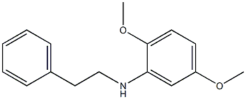 2,5-dimethoxy-N-(2-phenylethyl)aniline Struktur