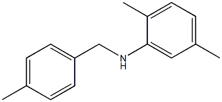 2,5-dimethyl-N-[(4-methylphenyl)methyl]aniline Struktur