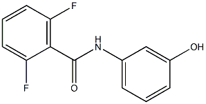 2,6-difluoro-N-(3-hydroxyphenyl)benzamide Struktur