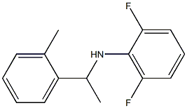 2,6-difluoro-N-[1-(2-methylphenyl)ethyl]aniline Struktur