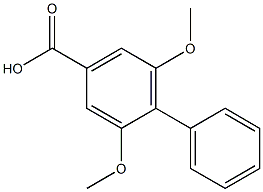 2,6-dimethoxy-1,1'-biphenyl-4-carboxylic acid Struktur