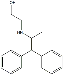 2-[(1,1-diphenylpropan-2-yl)amino]ethan-1-ol Struktur