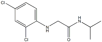 2-[(2,4-dichlorophenyl)amino]-N-(propan-2-yl)acetamide Struktur