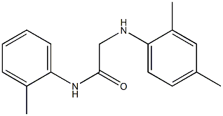 2-[(2,4-dimethylphenyl)amino]-N-(2-methylphenyl)acetamide Struktur