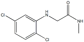 2-[(2,5-dichlorophenyl)amino]-N-methylacetamide Struktur