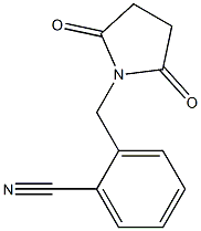 2-[(2,5-dioxopyrrolidin-1-yl)methyl]benzonitrile Struktur