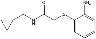 2-[(2-aminophenyl)thio]-N-(cyclopropylmethyl)acetamide Struktur