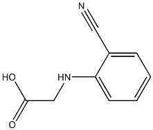 2-[(2-cyanophenyl)amino]acetic acid Struktur