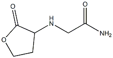 2-[(2-oxooxolan-3-yl)amino]acetamide Struktur