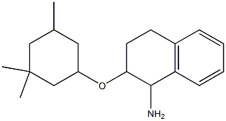 2-[(3,3,5-trimethylcyclohexyl)oxy]-1,2,3,4-tetrahydronaphthalen-1-amine Struktur