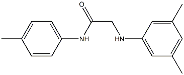 2-[(3,5-dimethylphenyl)amino]-N-(4-methylphenyl)acetamide Struktur