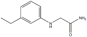 2-[(3-ethylphenyl)amino]acetamide Struktur