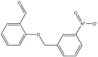 2-[(3-nitrophenyl)methoxy]benzaldehyde Struktur