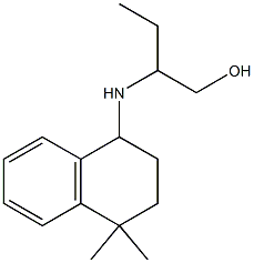 2-[(4,4-dimethyl-1,2,3,4-tetrahydronaphthalen-1-yl)amino]butan-1-ol Struktur