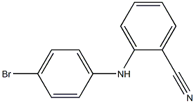 2-[(4-bromophenyl)amino]benzonitrile Struktur