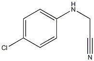 2-[(4-chlorophenyl)amino]acetonitrile Struktur