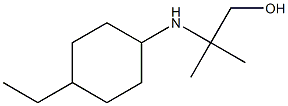 2-[(4-ethylcyclohexyl)amino]-2-methylpropan-1-ol Struktur