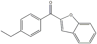 2-[(4-ethylphenyl)carbonyl]-1-benzofuran Struktur