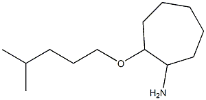 2-[(4-methylpentyl)oxy]cycloheptan-1-amine Struktur