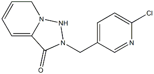 2-[(6-chloropyridin-3-yl)methyl]-2H,3H-[1,2,4]triazolo[3,4-a]pyridin-3-one Struktur