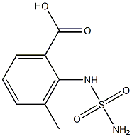 2-[(aminosulfonyl)amino]-3-methylbenzoic acid Struktur