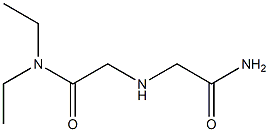 2-[(carbamoylmethyl)amino]-N,N-diethylacetamide Struktur