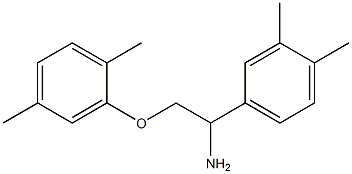 2-[2-amino-2-(3,4-dimethylphenyl)ethoxy]-1,4-dimethylbenzene Struktur