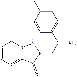 2-[2-amino-2-(4-methylphenyl)ethyl]-2H,3H-[1,2,4]triazolo[3,4-a]pyridin-3-one Struktur