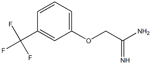 2-[3-(trifluoromethyl)phenoxy]ethanimidamide Struktur