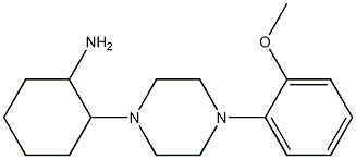 2-[4-(2-methoxyphenyl)piperazin-1-yl]cyclohexan-1-amine Struktur