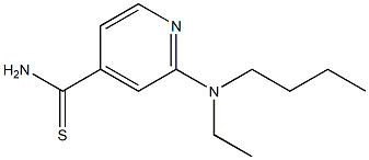 2-[butyl(ethyl)amino]pyridine-4-carbothioamide Struktur