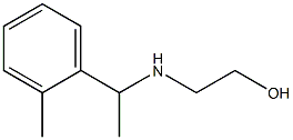 2-{[1-(2-methylphenyl)ethyl]amino}ethan-1-ol Struktur