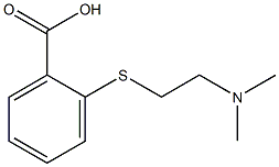 2-{[2-(dimethylamino)ethyl]thio}benzoic acid Struktur