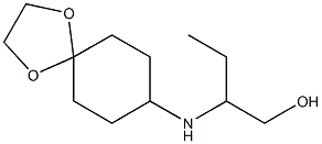 2-{1,4-dioxaspiro[4.5]decan-8-ylamino}butan-1-ol Struktur