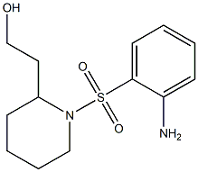 2-{1-[(2-aminophenyl)sulfonyl]piperidin-2-yl}ethanol Struktur