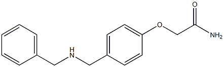 2-{4-[(benzylamino)methyl]phenoxy}acetamide Struktur