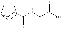 2-{bicyclo[2.2.1]heptan-2-ylformamido}acetic acid Struktur