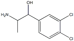 2-amino-1-(3,4-dichlorophenyl)propan-1-ol Struktur