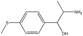 2-amino-1-[4-(methylsulfanyl)phenyl]propan-1-ol Struktur