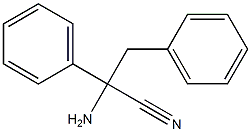 2-amino-2,3-diphenylpropanenitrile Struktur