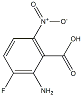 2-amino-3-fluoro-6-nitrobenzoic acid Struktur