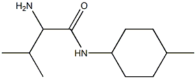 2-amino-3-methyl-N-(4-methylcyclohexyl)butanamide Struktur